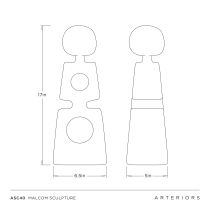 ASC40 Malcom Sculpture Product Line Drawing