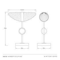 ASC42 Norbert Sculpture Product Line Drawing
