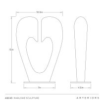 ASC43 Marlowe Sculpture Product Line Drawing