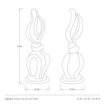 ASC44 Marilyn Sculpture Product Line Drawing