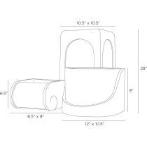 AVS07 Callie Planters, Set of 3 Product Line Drawing