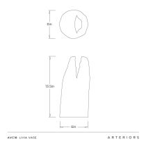 AVC18 Livia Vase Product Line Drawing