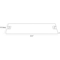 AYI13 Kellen Tray Product Line Drawing