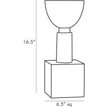 DB1000 Mod Short Vase Product Line Drawing