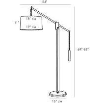 DB79002-884 Counterweight Floor Lamp Product Line Drawing