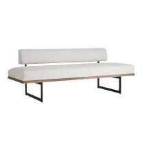 DB8001 Tuck Bench Bone Linen 