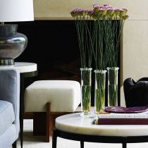 DB8002 Tuck Ottoman Bone Linen Enviormental View 1