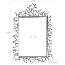 DC2018 Coral Twig Mirror Product Line Drawing