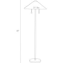 DC79001 Terrace Floor Lamp Product Line Drawing