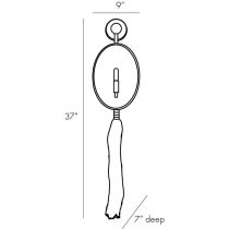 DD42622 Aramis Sconce Product Line Drawing