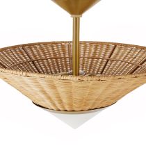 DFC13 Calista Flush Mount Back View 