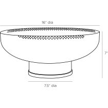 DJ2060 Pavo Centerpiece Product Line Drawing