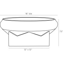 DJ2061 Jarvie Centerpiece Product Line Drawing