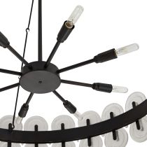 DK82001 Rondelle Chandelier Back Angle View