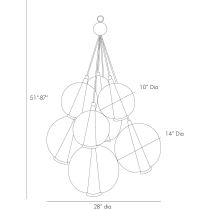 DK89903 Caviar Adjustable Large Cluster Product Line Drawing