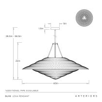 DLI10 Lexa Pendant Product Line Drawing