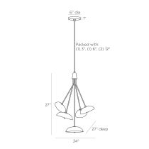 DMI06 Viper Chandelier Product Line Drawing