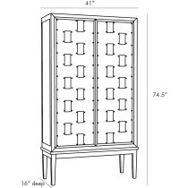 DP4004 Salotto Cocktail Cabinet Product Line Drawing