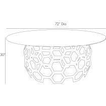 DS2012 Dolma Dining Table Base Product Line Drawing