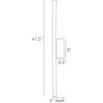 DS44006 Hutu Wall Light Product Line Drawing
