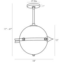 DS49036 Celestial Pendant Product Line Drawing