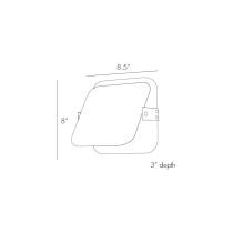 DS49002 Mercury Sconce Product Line Drawing
