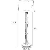 DW79001-132 Panama Floor Lamp Product Line Drawing
