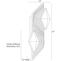 DWC63 Jenner Sconce Product Line Drawing