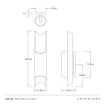 DWC94 Matthew Sconce Product Line Drawing