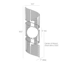 DWS02 Tamara Sconce Product Line Drawing