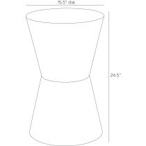 FAS06 Costello Accent Table Product Line Drawing