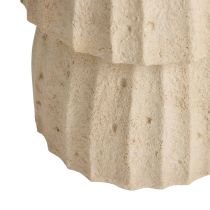 FAS18 Nereo Chiseled Concrete Outdoor Accent Table Angle 2 View