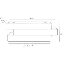 FCS03 Wilkinson Cocktail Table Product Line Drawing