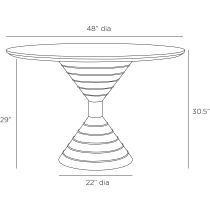 FDS03 Wilken Entry Table Product Line Drawing