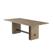 FDS13 Dominic Outdoor Dining Table Angle 2 View