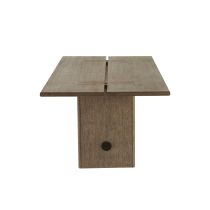 FDS13 Dominic Outdoor Dining Table Side View