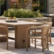 FDS13 Dominic Outdoor Dining Table Enviormental View  2