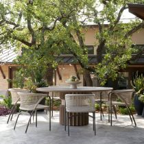 FDS14 Echo Outdoor Dining Table Enviormental View 1