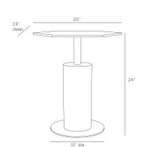 FEI12 Wythe End Table Product Line Drawing