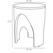 FEI18 Berlof End Table Product Line Drawing