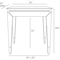 FES03 Tarten End Table Product Line Drawing