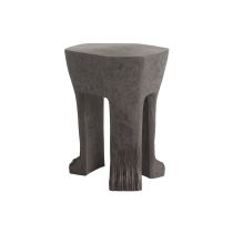 FES18 Bruttii Legged Outdoor Accent Table Side View