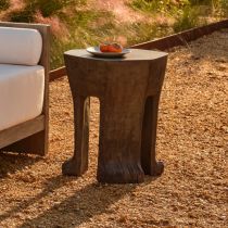 FES18 Bruttii Legged Outdoor Accent Table Enviormental View 1