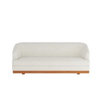 FFU04 Bishop Sofa Frost Linen White Oyster Angle 1 View