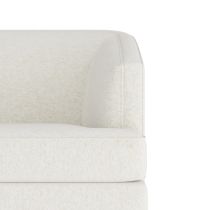 FFU04 Bishop Sofa Frost Linen White Oyster Back View 