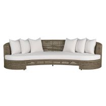 FFS08 Helene Curved Outdoor Sofa Angle 1 View