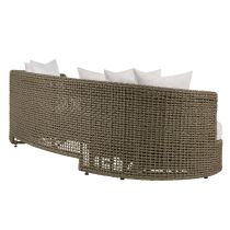 FFS08 Helene Curved Outdoor Sofa Side View