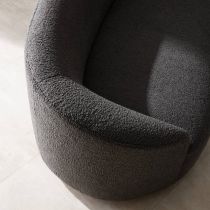 FFU03 Turner Sofa Charcoal Sherpa White Oyster 