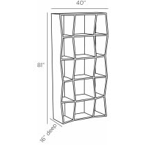 FGS03 Belen Bookcase Product Line Drawing