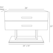 FII01 Tatro Side Table Product Line Drawing